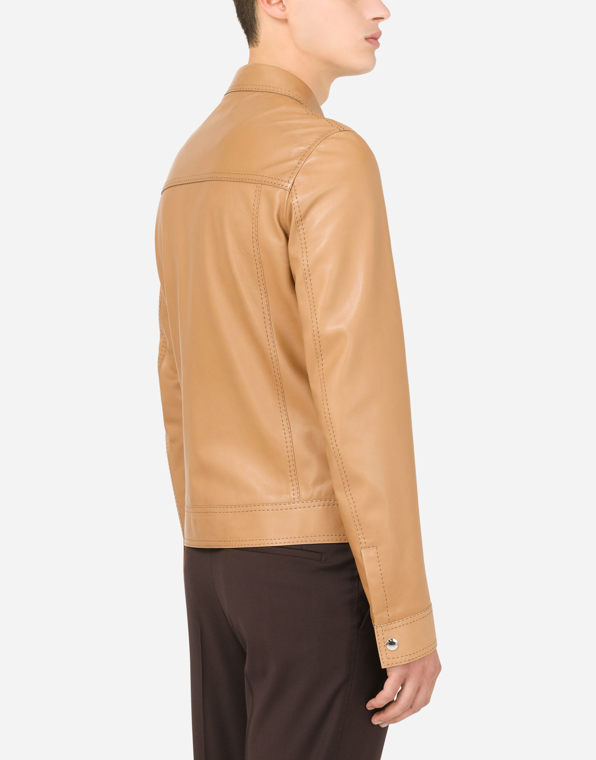 GIUBBOTTO in Beige for Men | Dolce&Gabbana® US