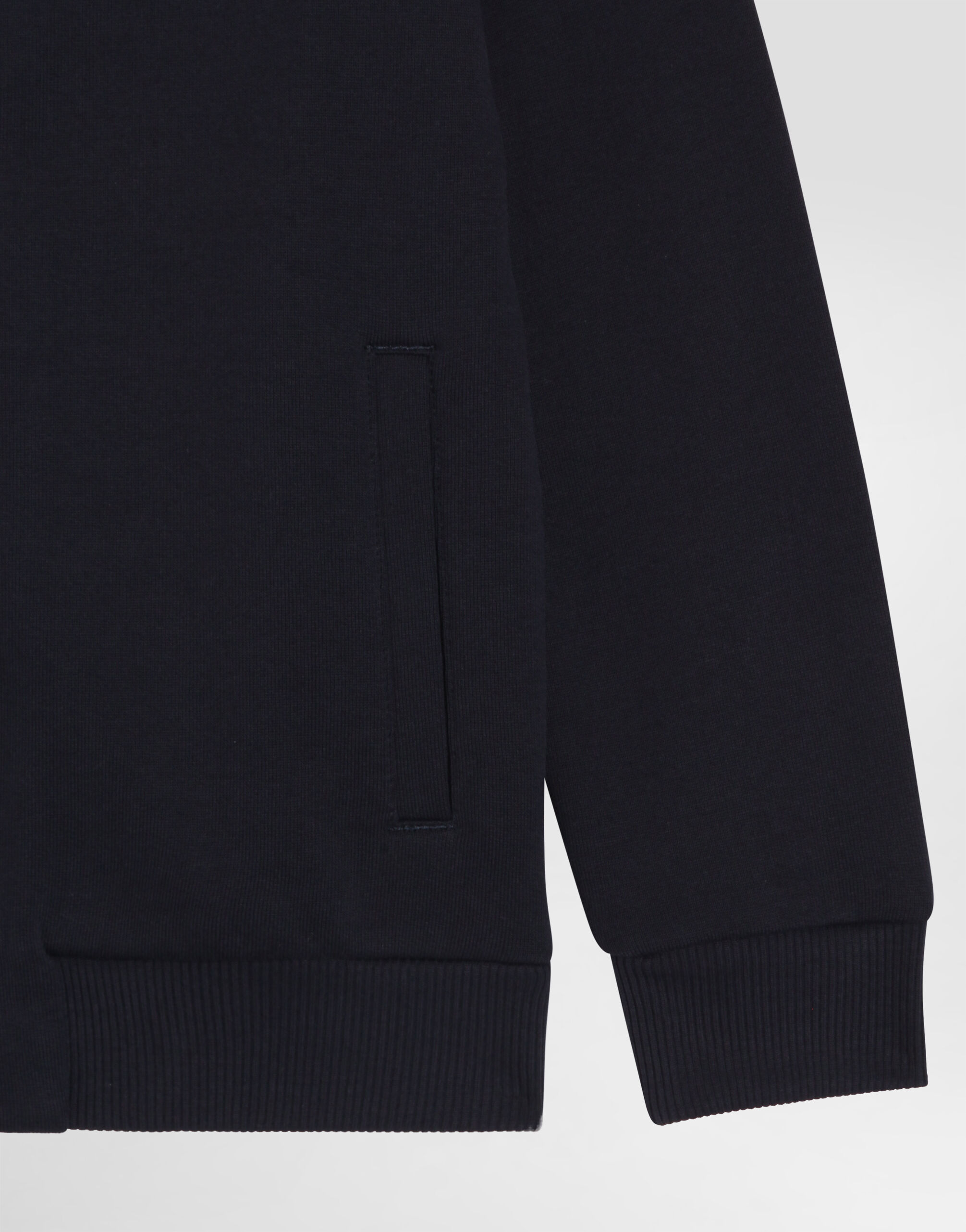 Hooded sweatshirt with logo plate in Blue for Boys | Dolce&Gabbana® US