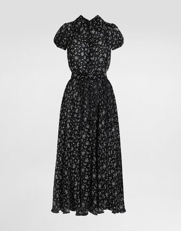Dolce & Gabbana Floral-print chiffon dress Dolce & Gabbana Floral-print chiffon dress Multicolor F632WTIS169