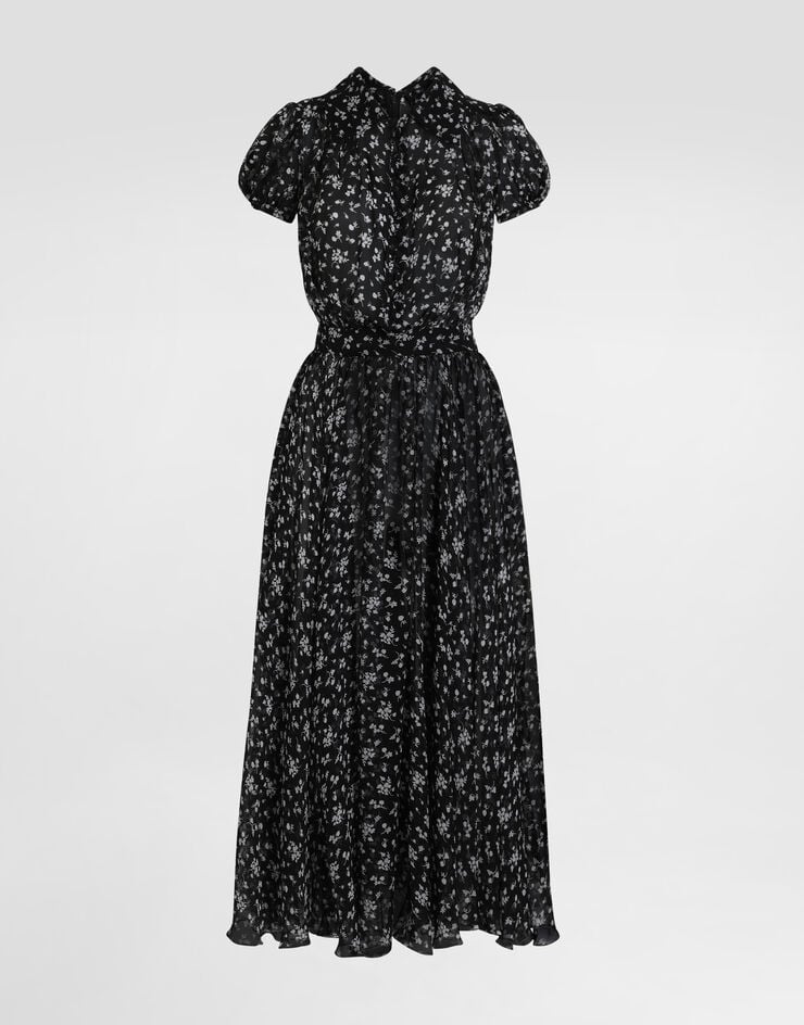 Dolce & Gabbana Floral-print chiffon dress Dolce & Gabbana Floral-print chiffon dress Multicolor F632WTIS169