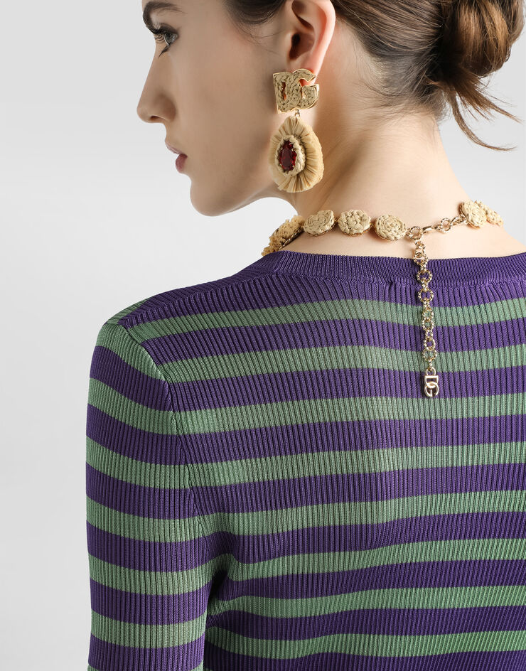 Dolce & Gabbana Viscose pullover Multicolor FXXA9ZJAIRR