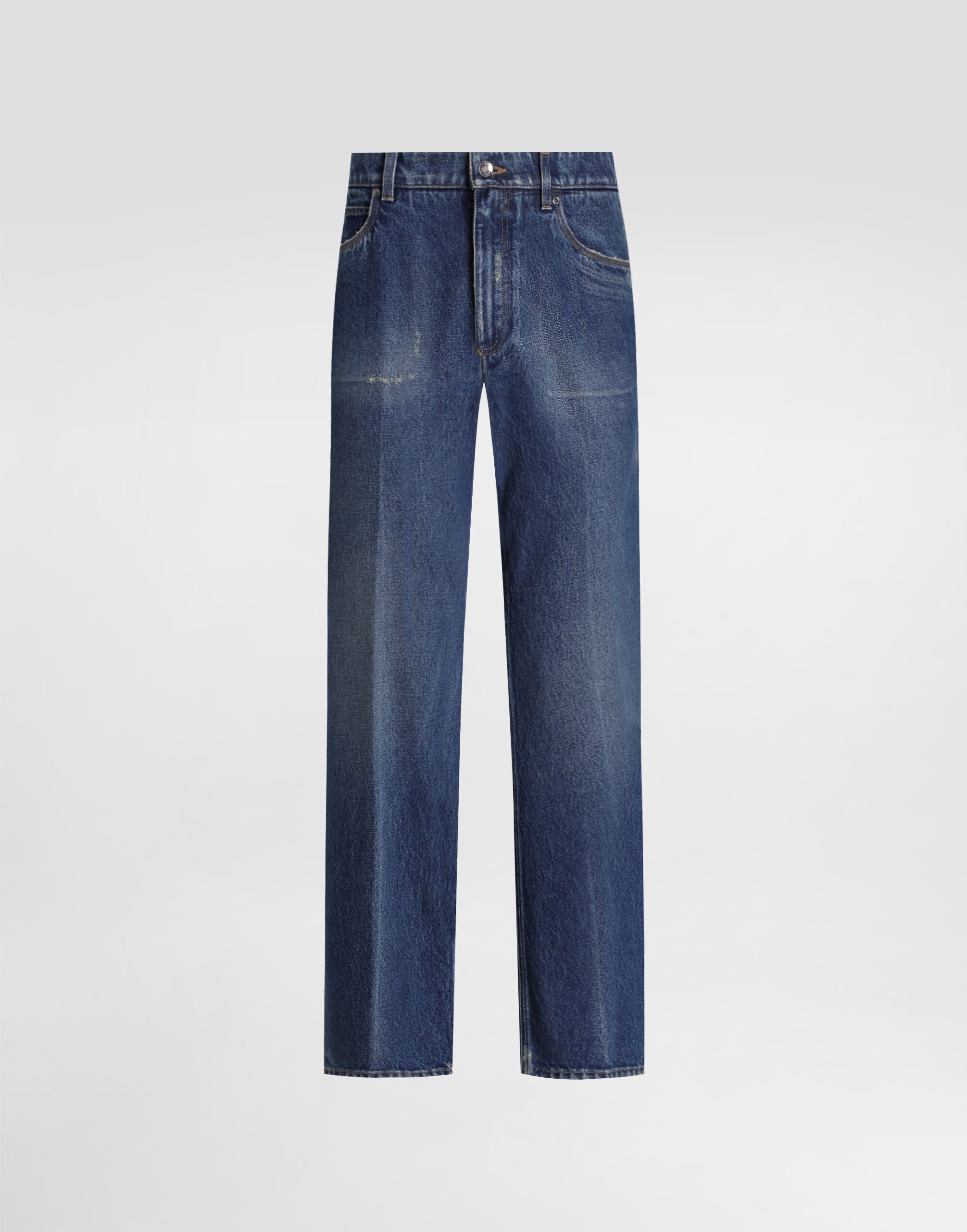 【送料&関税込】Dolce & Gabbana Denim Loose stretch denim jeans in Multicolor for Men
