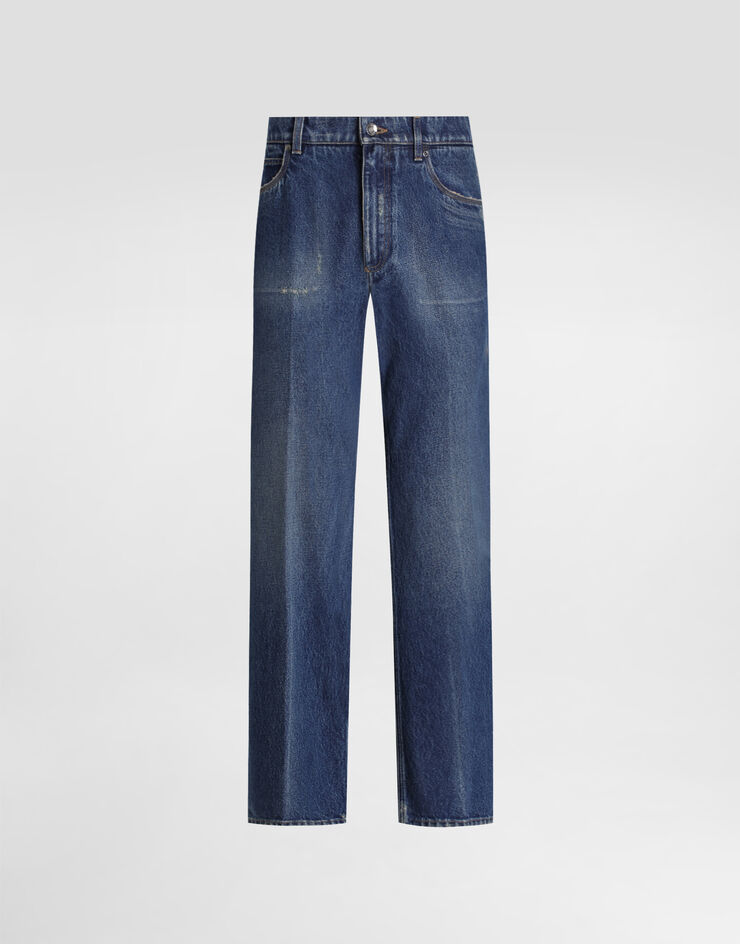 Dolce & Gabbana Denim cotton trousers Multicolor GWVNXDG8NJ8