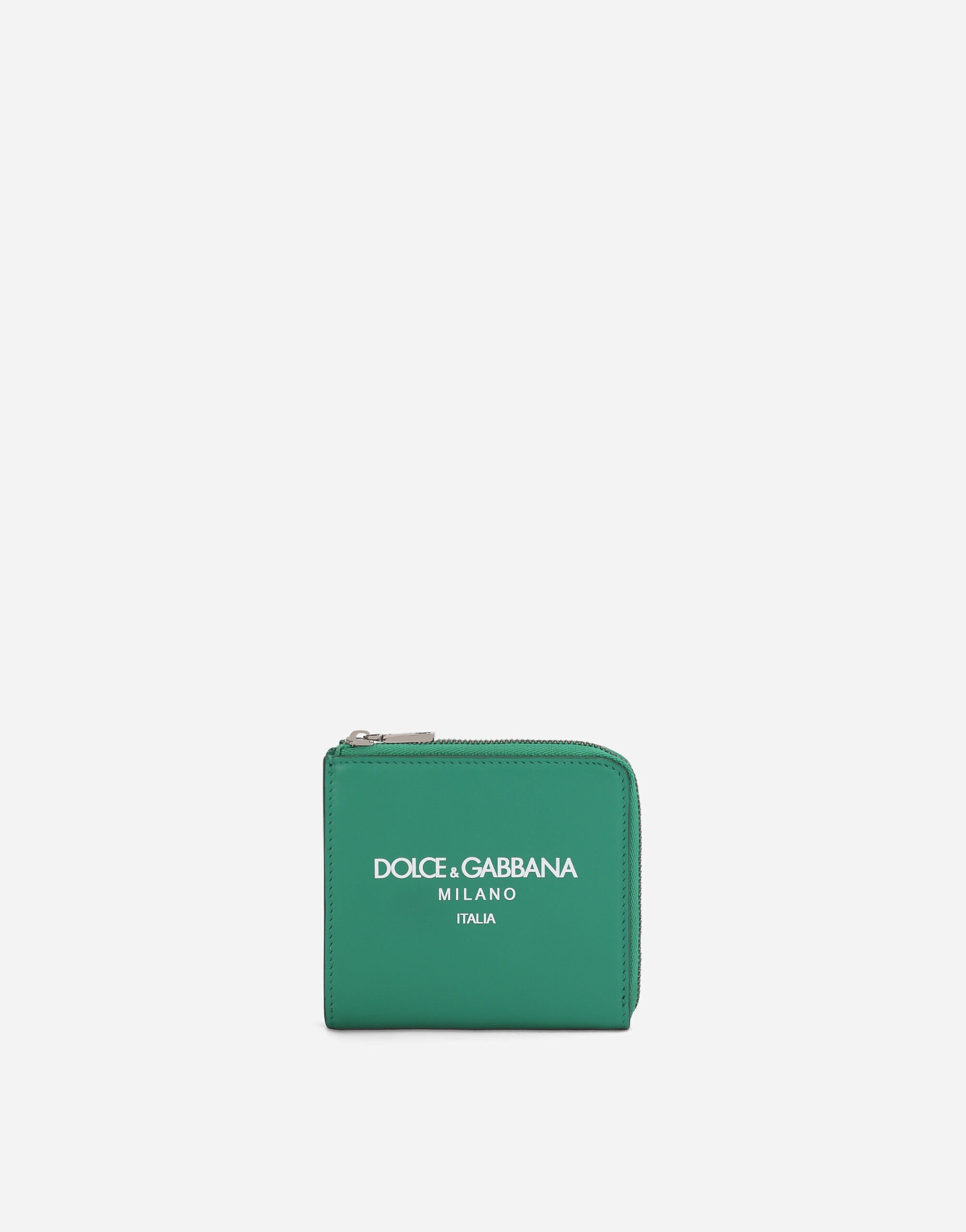 Dolce & Gabbana Calfskin card holder with logo Black BP1321AZ602
