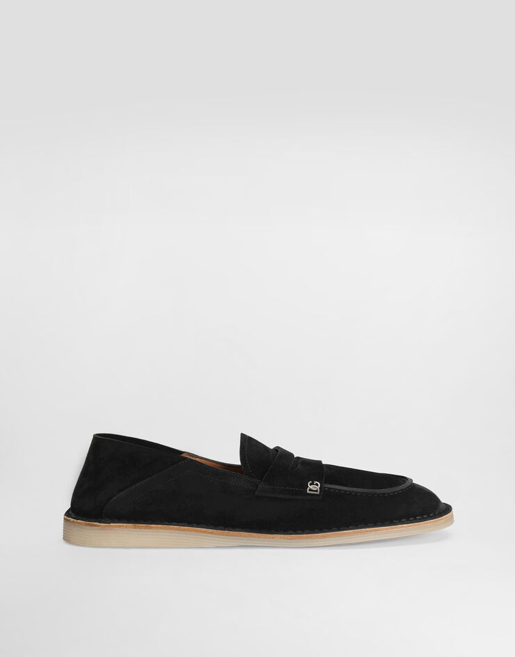 Dolce & Gabbana Reversed calfskin slipper Black A50739AS707