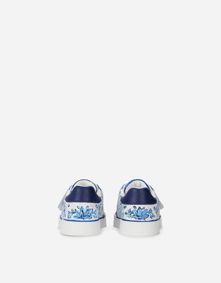 Dolce&Gabbana Sneaker Portofino Light Majolika-Print Mehrfarbig DN0143AD466