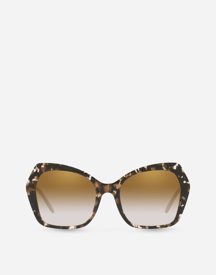 Dolce & Gabbana نظارة شمسية بلمسة صقلية أسود/ذهبي VG439AVP16E