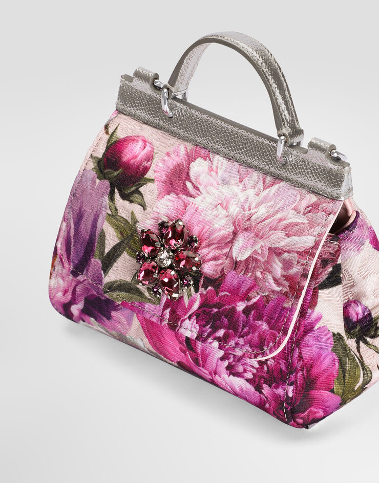 Dolce & Gabbana Sicily 织锦手袋 牡丹印花 Multicolor EB0003A0870
