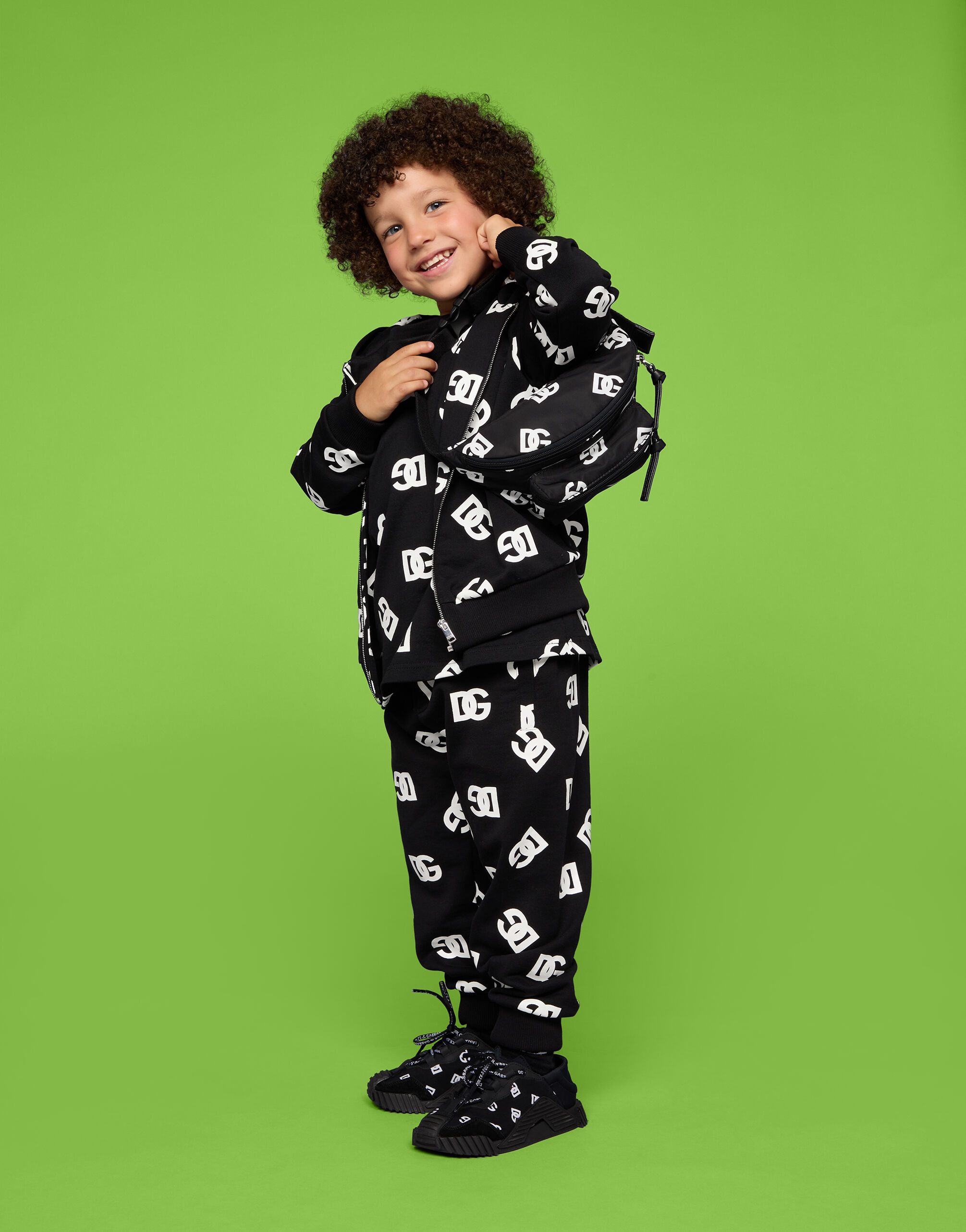 CAPPUCCIO CON ZIP in Multicolor for Men | Dolce&Gabbana®