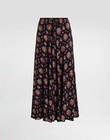 Dolce & Gabbana Falda con estampado de ramos de flores Dolce & Gabbana Falda con estampado de ramos de flores Multicolor F4DCPTFSA78