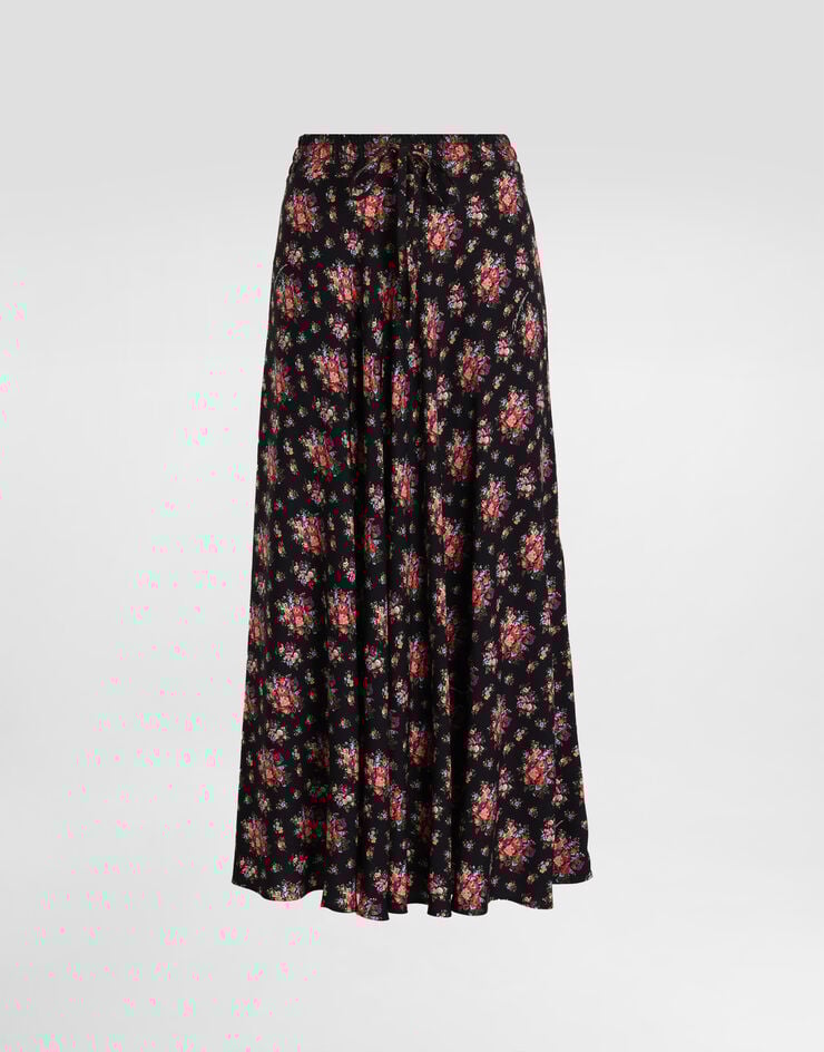 Dolce & Gabbana Falda con estampado de ramos de flores Dolce & Gabbana Falda con estampado de ramos de flores Multicolor F4DCPTFSA78