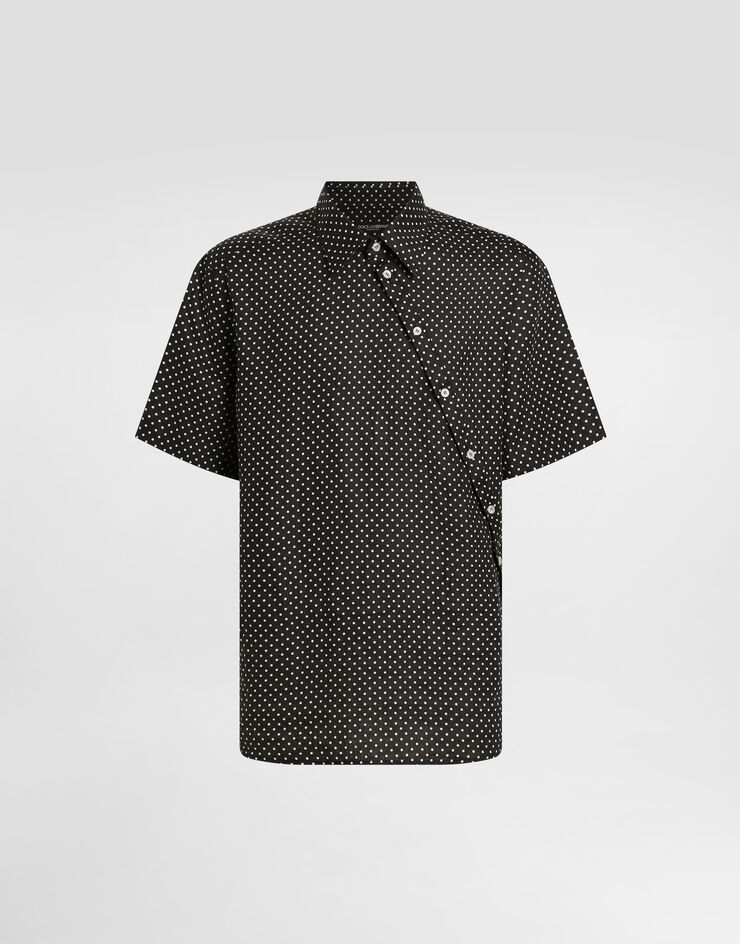 Dolce & Gabbana Polka dot-print linen shirt Dolce & Gabbana Polka dot-print linen shirt Multicolor G5OR6TFS4H1