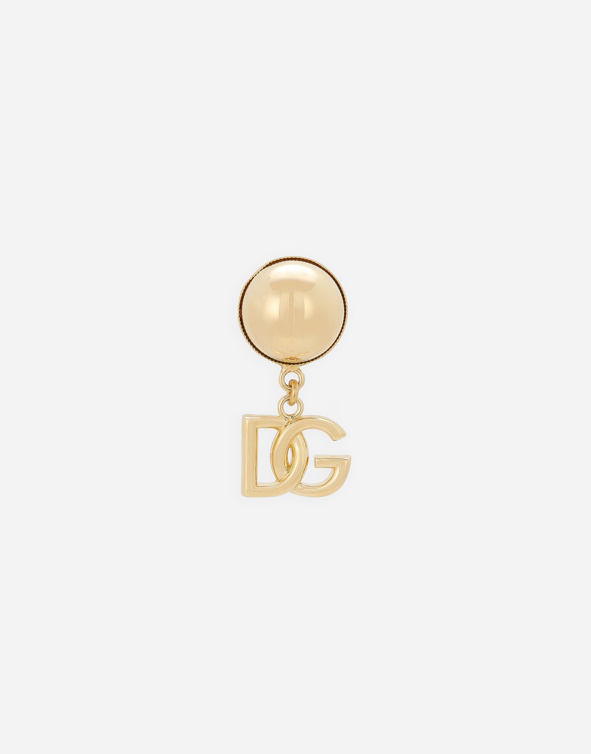 Dolce & Gabbana Single earring with DG logo Gold WPP1T1W1111