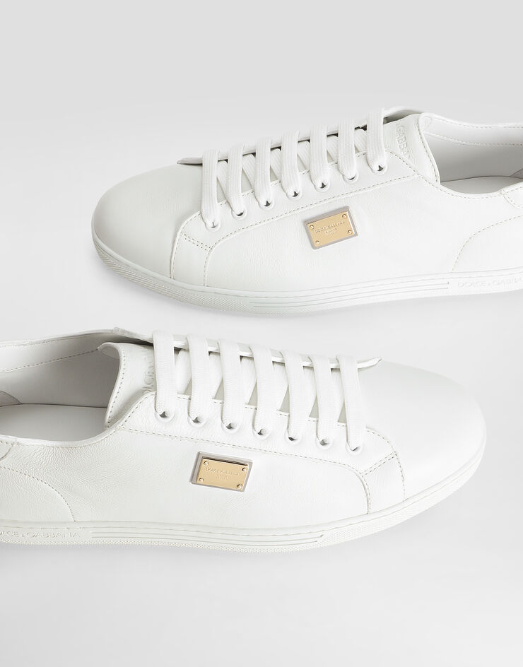Dolce & Gabbana Saint Tropez calfskin sneakers White CS1735AN990