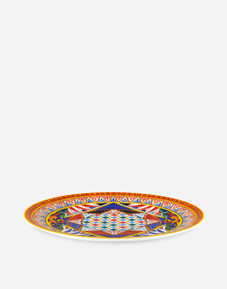 Dolce & Gabbana Сервировочная тарелка из фарфора разноцветный TC0010TCA24