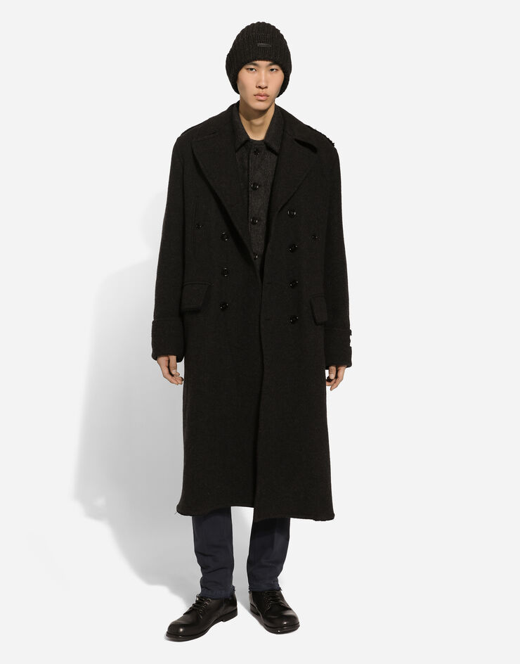 Dolce & Gabbana Ungefütterte einreihige Jacke Grau G2TW4THUMSD