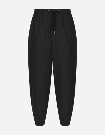 Dolce & Gabbana Cotton jogging pants Black GP0D4TFU5PY
