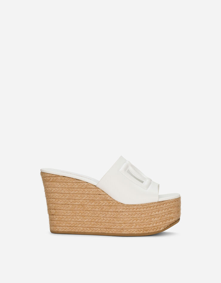 Dolce & Gabbana Cuña en piel de becerro Blanc CZ0302AW576