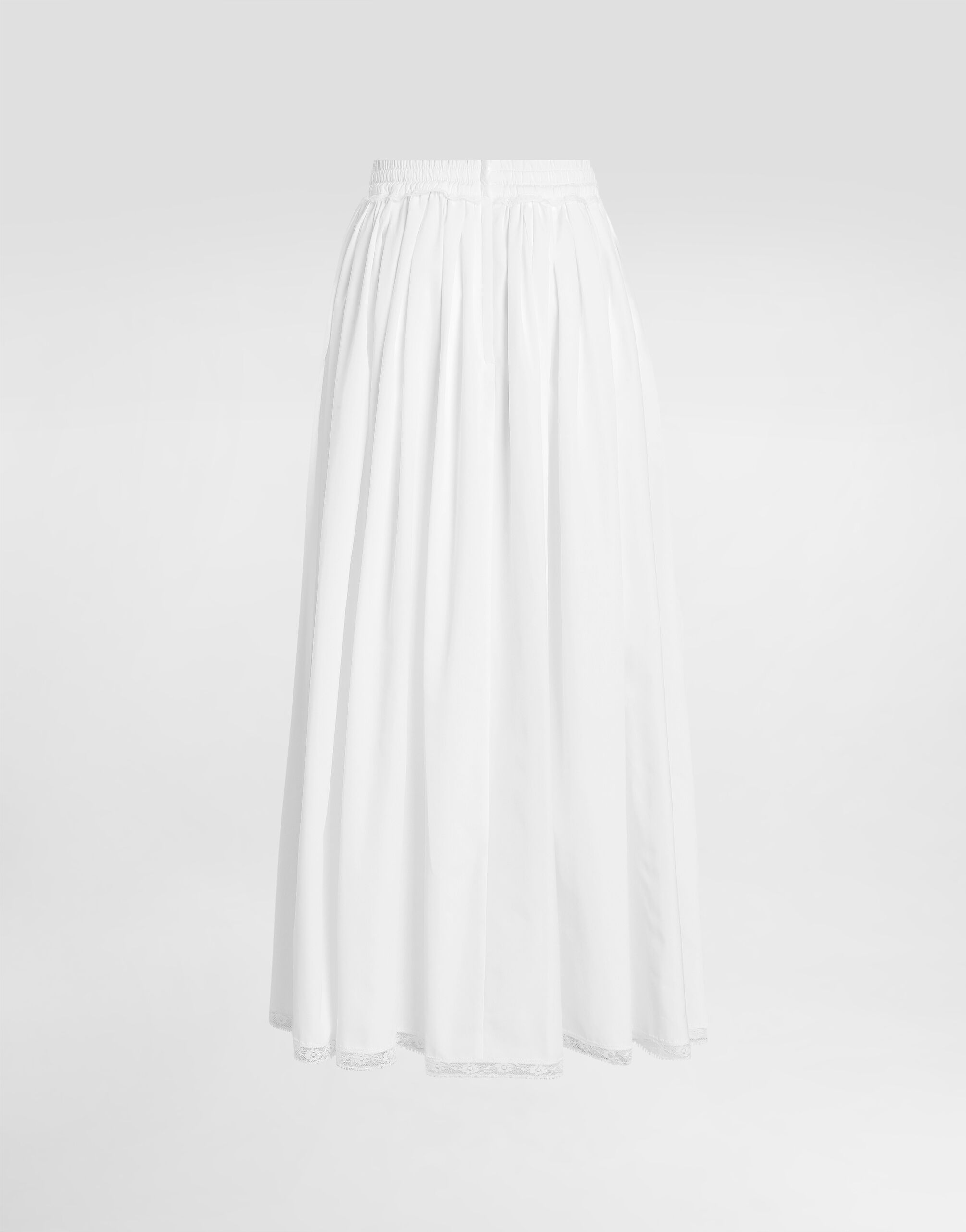DOLCE&GABBANA ジャガードホワイトスカート NN-3 Girly Doll（ガーリードール） スカート ティアードギャザーフレア