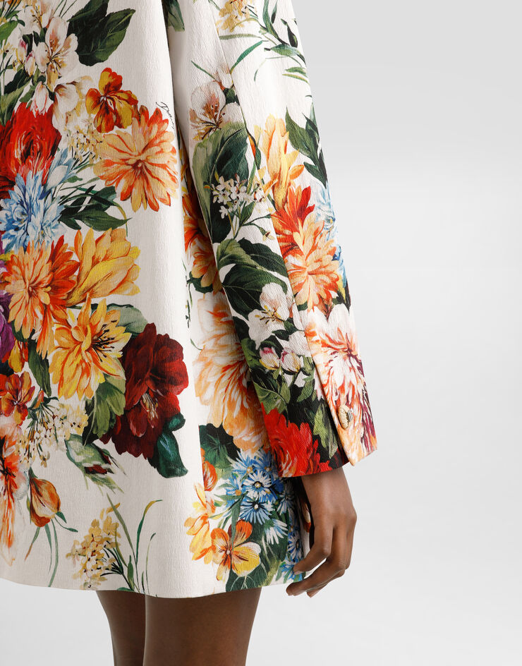Dolce & Gabbana Bouquet flower print coat Print F0W4ETFSRQU