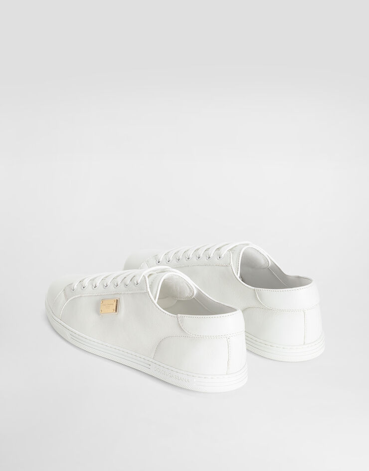 Dolce & Gabbana Saint Tropez calfskin sneakers White CS1735AN990