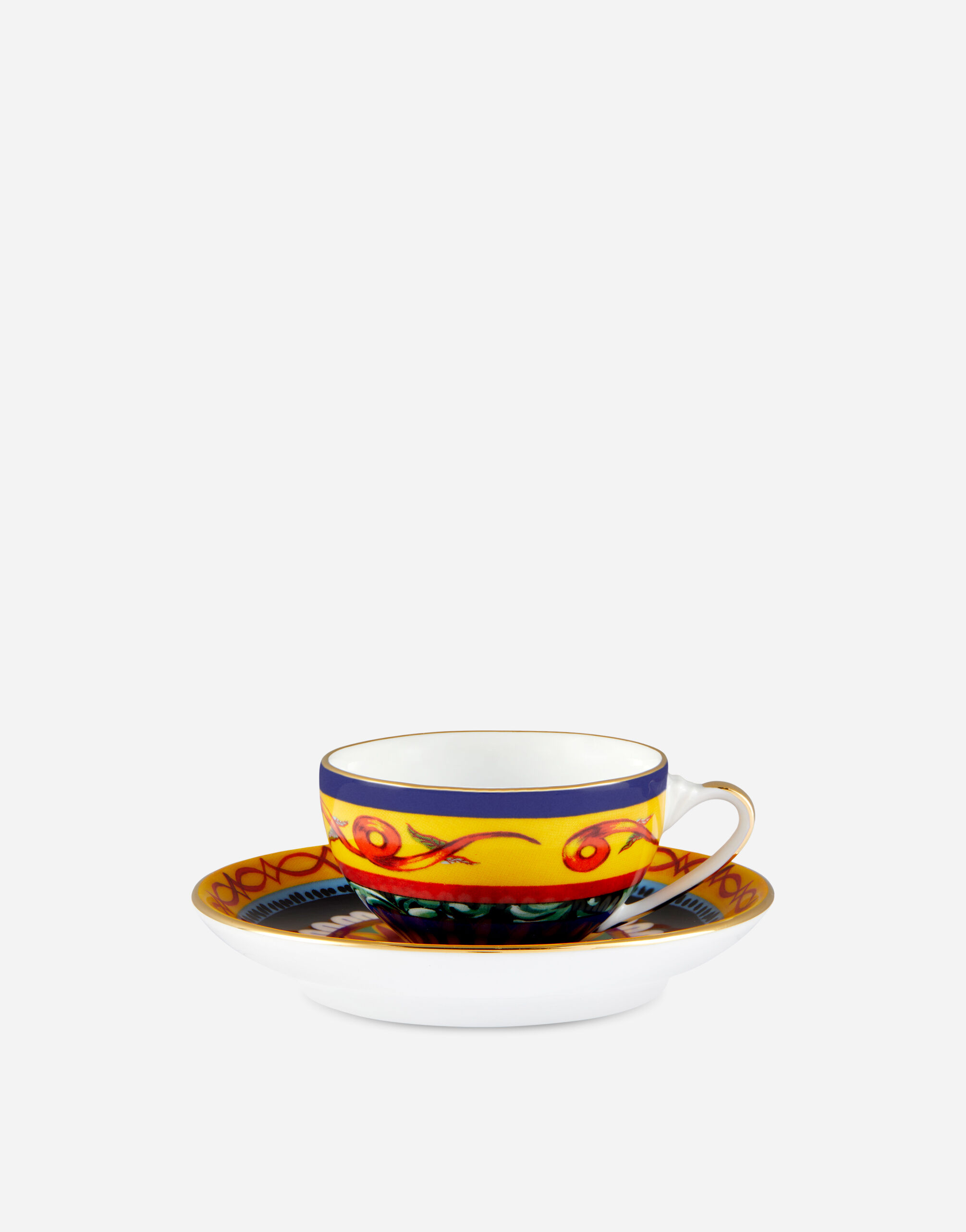 Porcelain Espresso Set in Multicolor | Dolce&Gabbana® US
