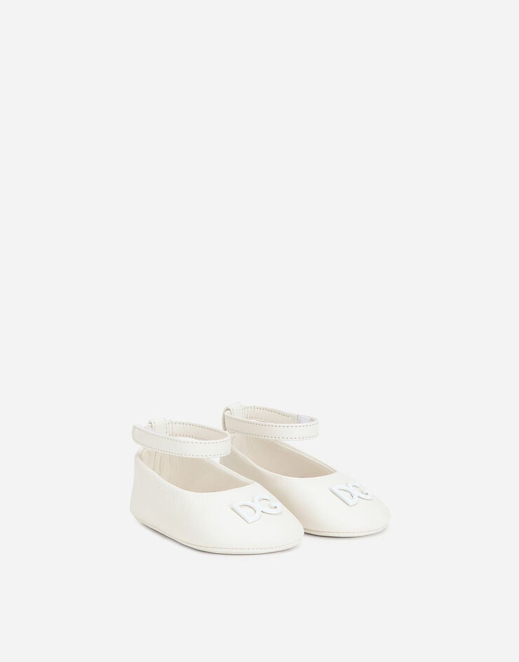 Dolce & Gabbana Ballerina newborn in nappa Bianco DK0065A1293