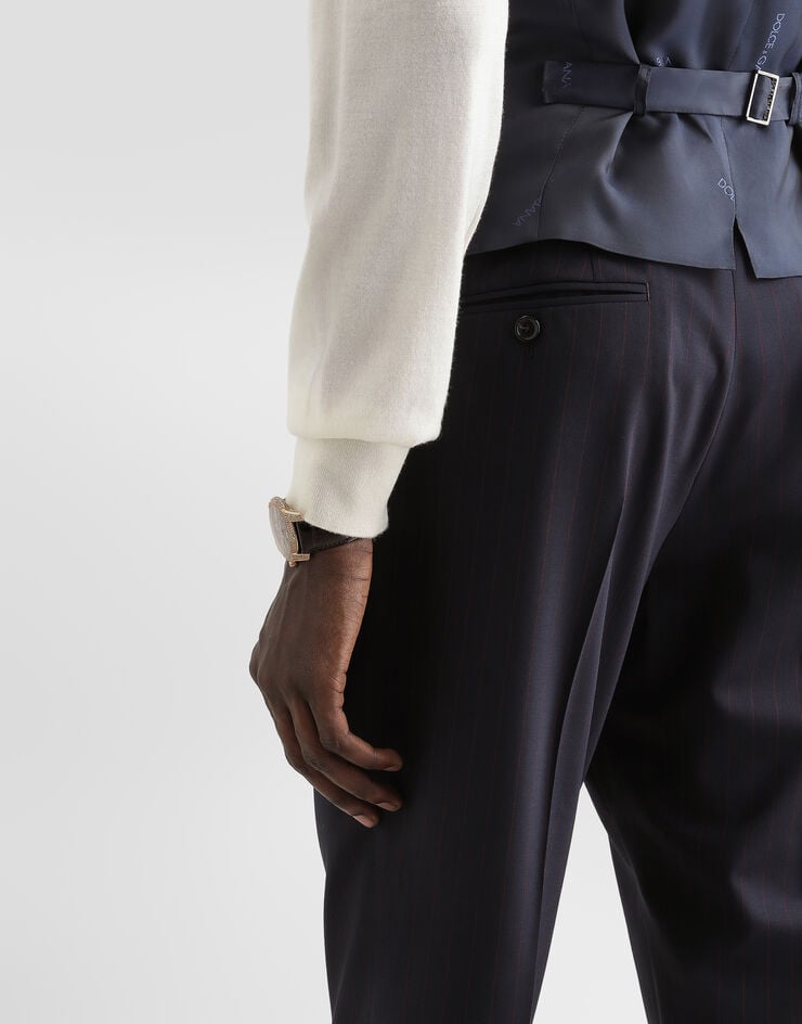 Dolce & Gabbana Single-breasted sicilia light pinstripe wool suit Dolce & Gabbana Single-breasted sicilia light pinstripe wool suit Multicolor GK06ATFRBDR