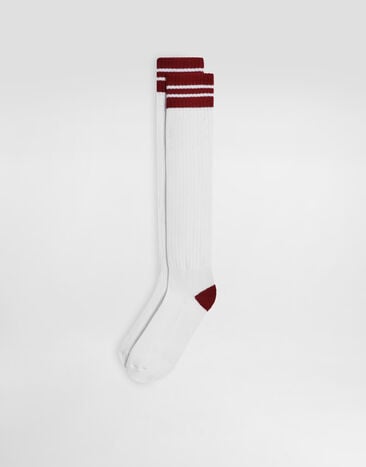 Dolce & Gabbana Ribbed socks Multicolor GX01KTJBCIH