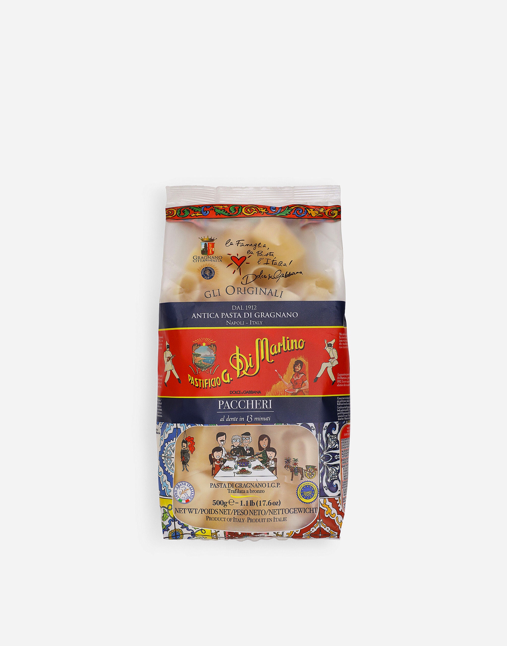 PORTAFORTUNA - Gift box made of 5 packs of Pasta di Gragnano IGP