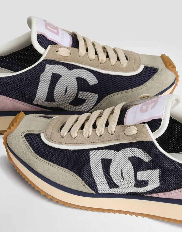 Dolce & Gabbana Zapatilla DG CUSHION en mezcla de materiales Azul CK2288A9253