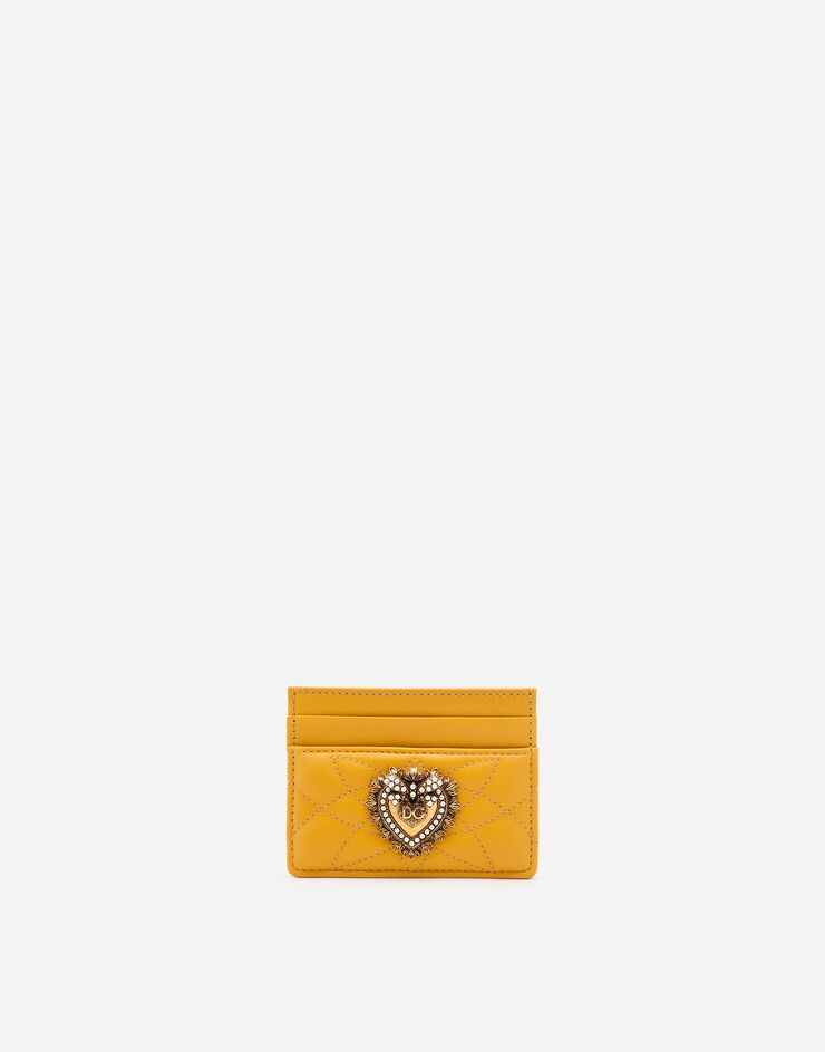 Dolce & Gabbana Porte-cartes de crédit Devotion Jaune BI0330AV967