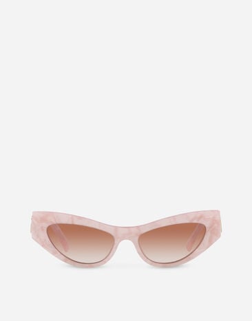 Dolce & Gabbana DG logo sunglasses Havana pink pearl VG447AVP073