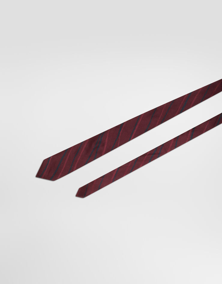 Dolce & Gabbana Striped-print twill tie Dolce & Gabbana Striped-print twill tie GT147EG0TKC