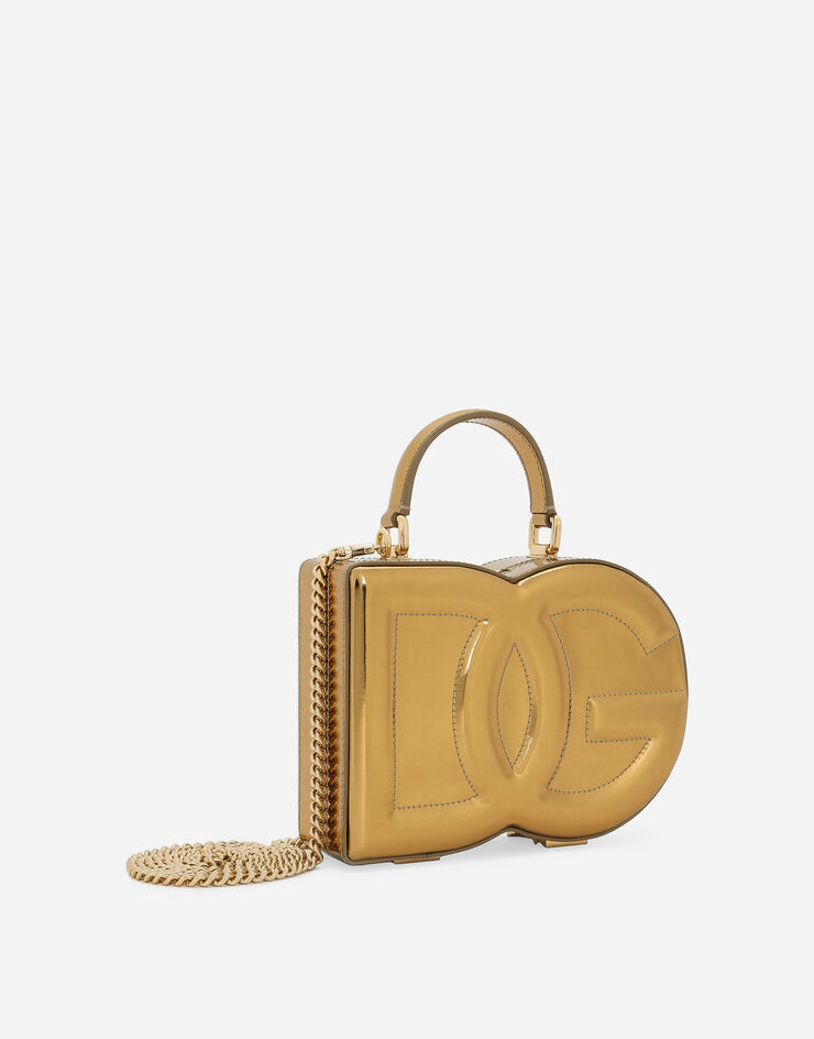 Dolce & Gabbana حقيبة يد بوكس DG Logo ذهبي BB7544AY828