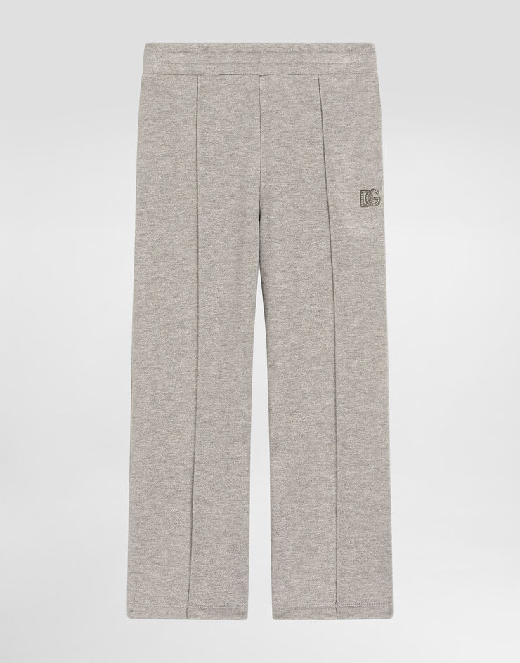 Dolce & Gabbana Lurex fleece trousers Dolce & Gabbana Lurex fleece trousers Silver L5JPH2HU7WD