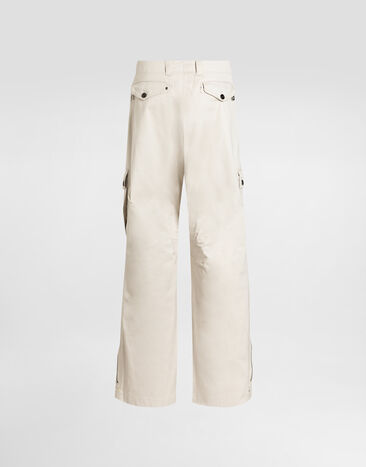 Dolce & Gabbana Gabardine trousers Beige GP15VTFUFLB