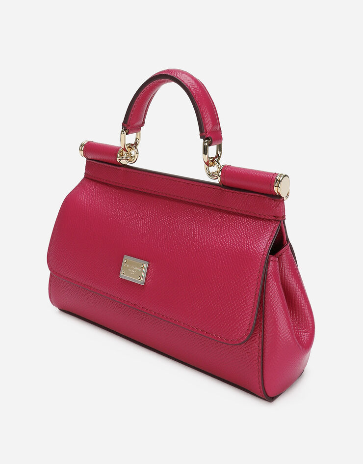Dolce & Gabbana حقيبة يد Sicily صغيرة فوشيا BB7116A1001