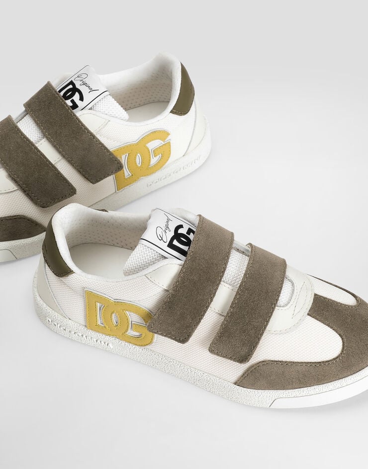 Dolce & Gabbana Suede, nylon and nappa calfskin sneakers Multicolor DA5254A4278