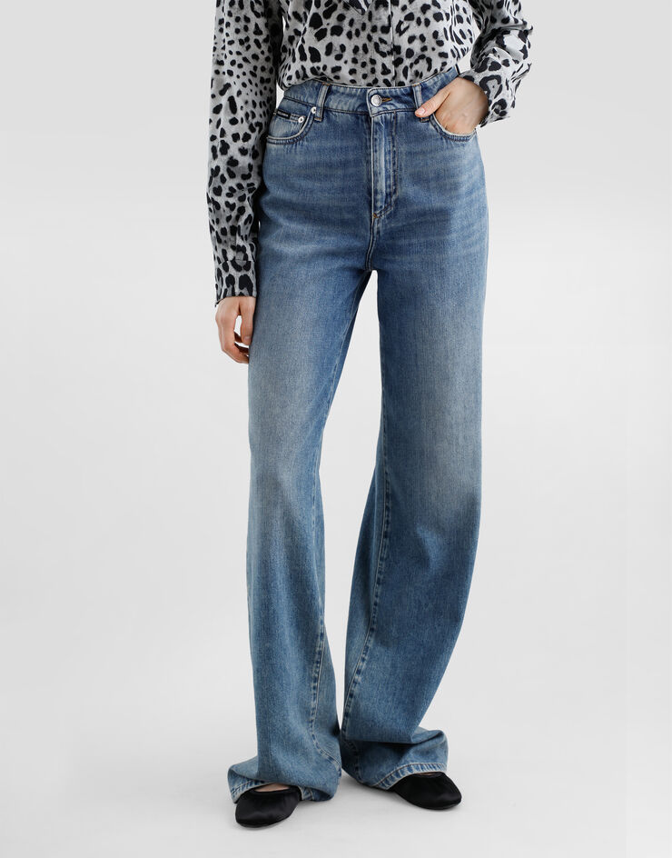 Dolce & Gabbana Jeans a sigaretta in denim Multicolore FTC79DG8MM2