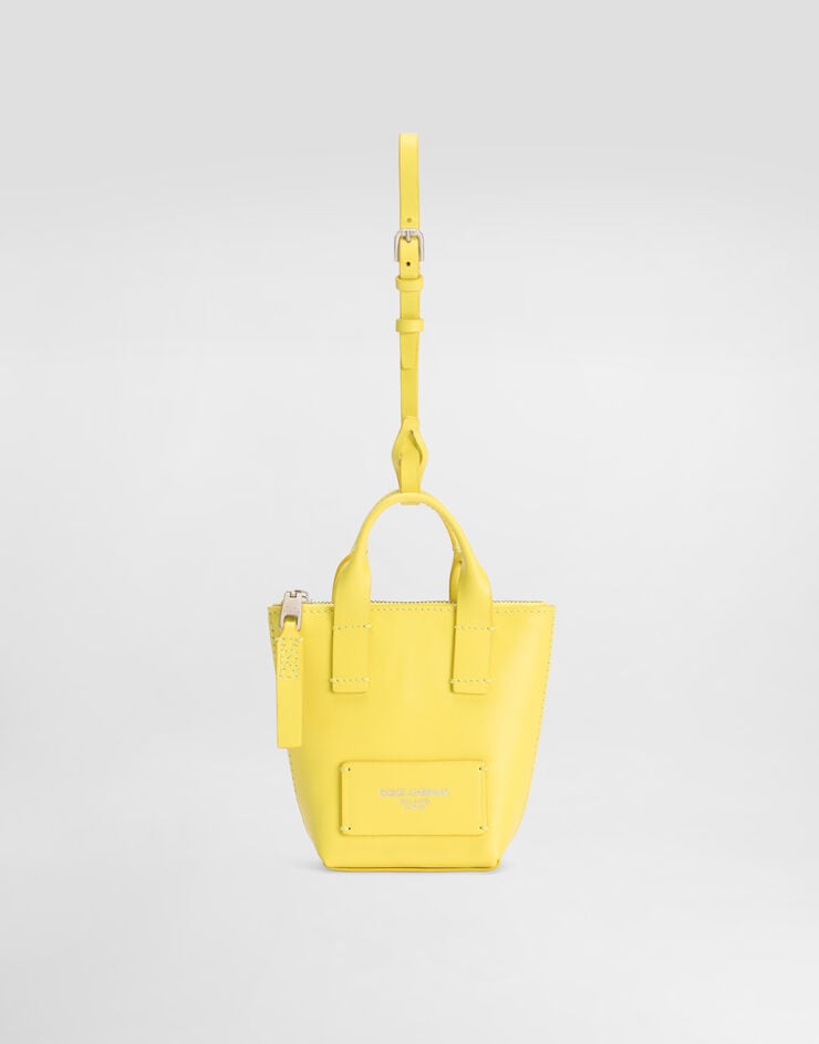 Dolce & Gabbana Adamo crossbody minibag in calfskin Yellow BP3418AV893