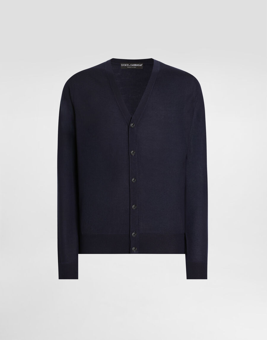 Cashmere cardigan with buttons