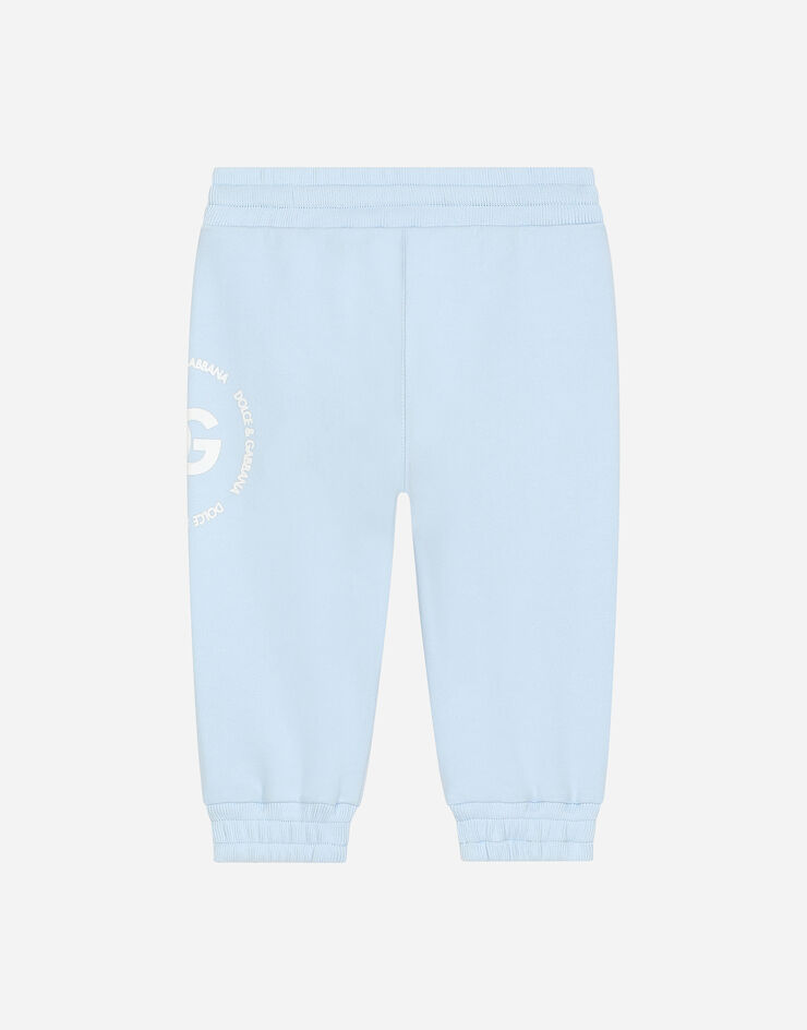 Dolce & Gabbana Pantalón de chándal en punto con logotipo DG estampado Gris L1JPIDG7L5Q