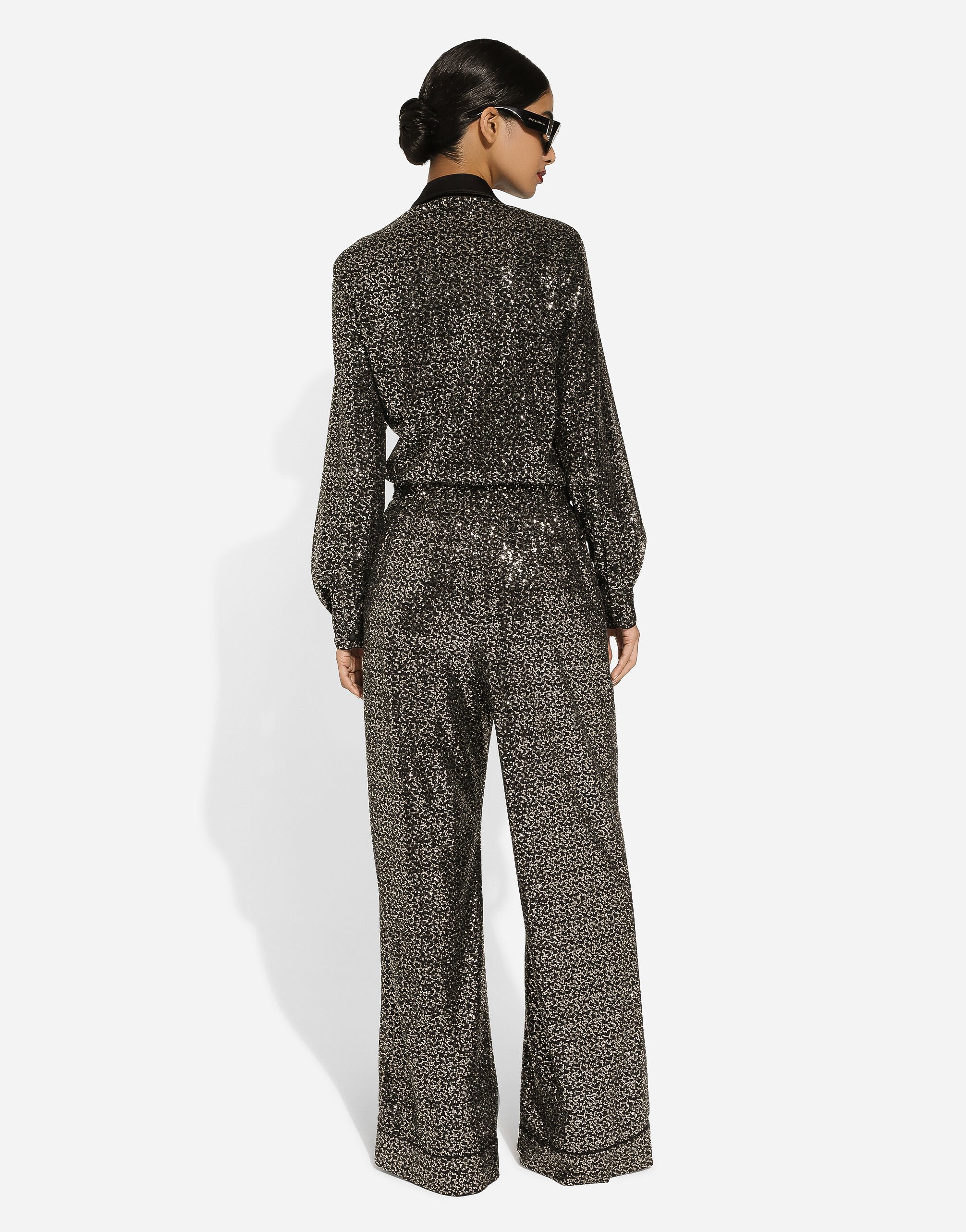 Dolce and best sale gabbana leopard pajamas