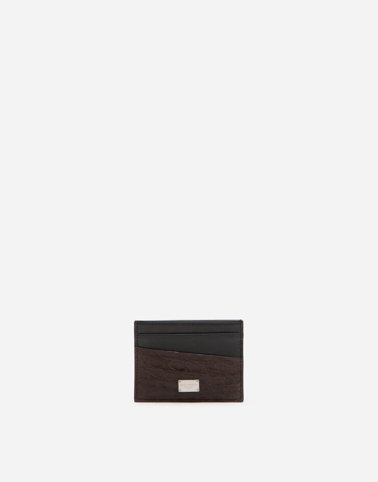 Dolce & Gabbana Crocodile card holder Multicolor BP0330A2Q71