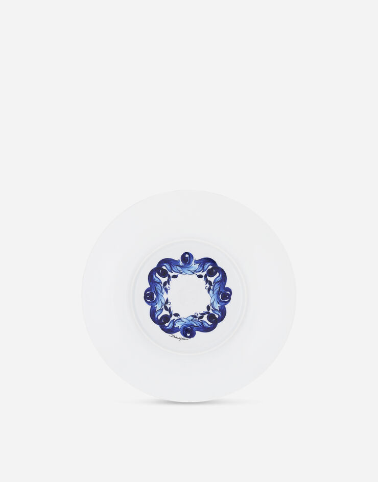Dolce & Gabbana 2er-Set tiefe Teller aus Porzellan Mehrfarbig TC0S05TCA40