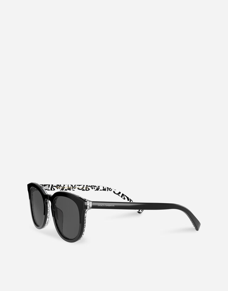 Logo Sunglasses in Logo graffiti print for | Dolce&Gabbana® US