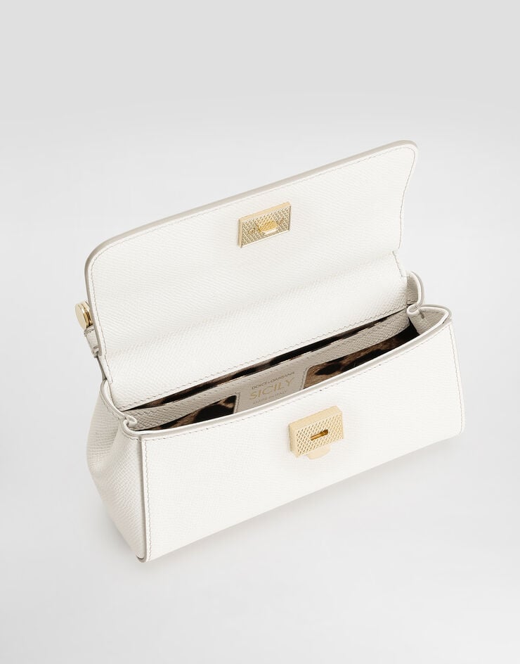 Dolce & Gabbana Sac à main Sicily petit format Blanc BB7116B1001