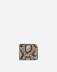 Dolce & Gabbana Python skin card holder Black GH706ZGH892