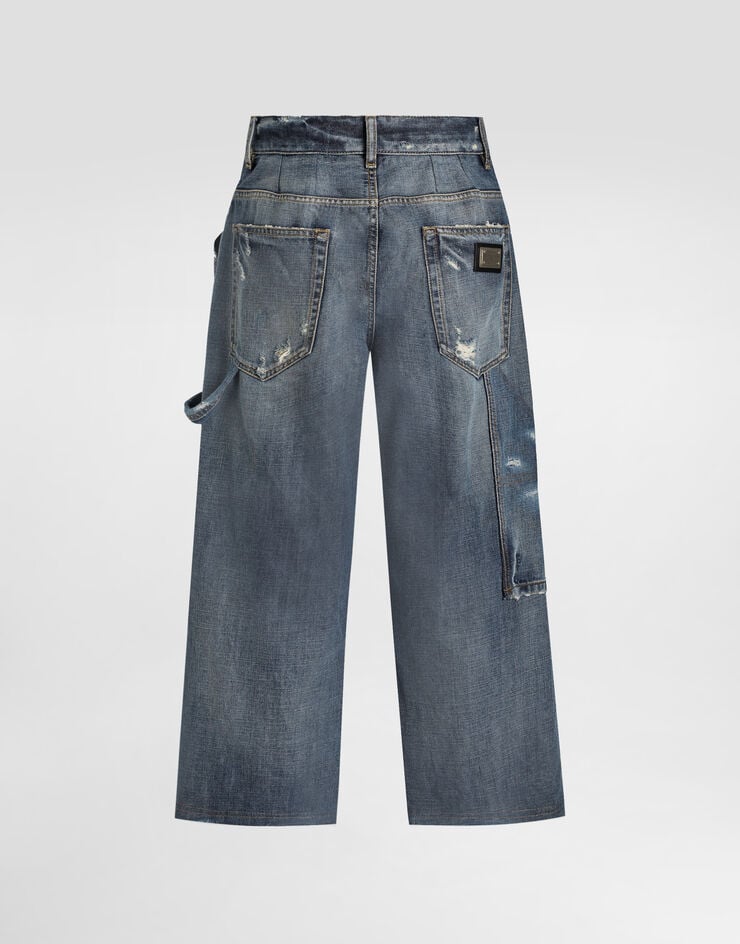 Dolce & Gabbana Denim bermuda Multicolor FTDGGDG8OD4